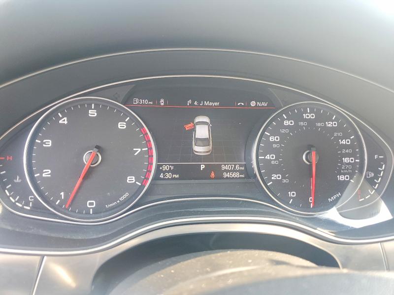 2014 Audi A6 VIN WAUFGAFC5EN037856 COPART salvage auction — MINOR DENT/SCRATCHES, Ct - Certificate Of Title, sold $3,250 on 2026-07-21 (photo 9)