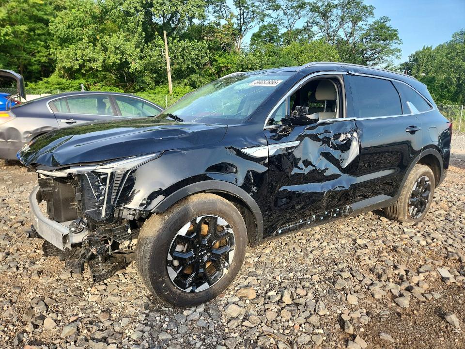 2025 Kia Sorento VIN 5XYRL4JC4SG355300 — COPART salvage auction photo