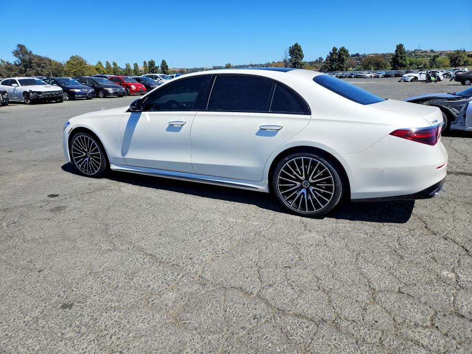 2023 Mercedes-benz S-klasse VIN W1K6G6DB8PA180679 COPART salvage auction — FRONT END, Ca - Salvage Certificate, sold $32,750 on 2026-07-31 (photo 2)