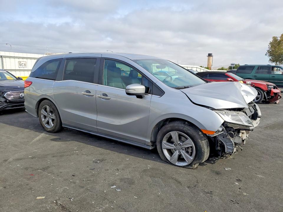2020 Honda Odyssey VIN 5FNRL6H75LB001038 COPART salvage auction — FRONT END, Ca - Salvage Certificate, sold $3,950 on 2026-07-27 (photo 4)