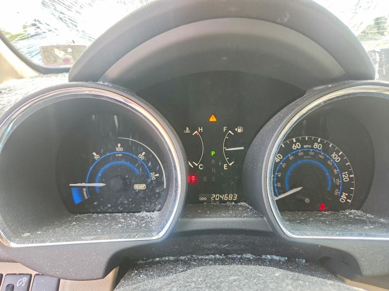 2012 Toyota Highlander VIN JTEBC3EH1C2009911 COPART salvage auction — FRONT END, CT - CERTIFICATE OF TITLE, sold $450 on 2026-07-28 (photo 9)