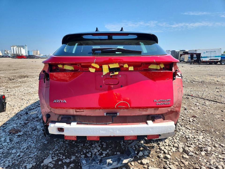 2023 Nissan Ariya VIN JN1DF0CD2PM705774 COPART salvage auction — REAR END, Il - Salvage Certificate, sold $15,500 on 2026-08-21 (photo 6)