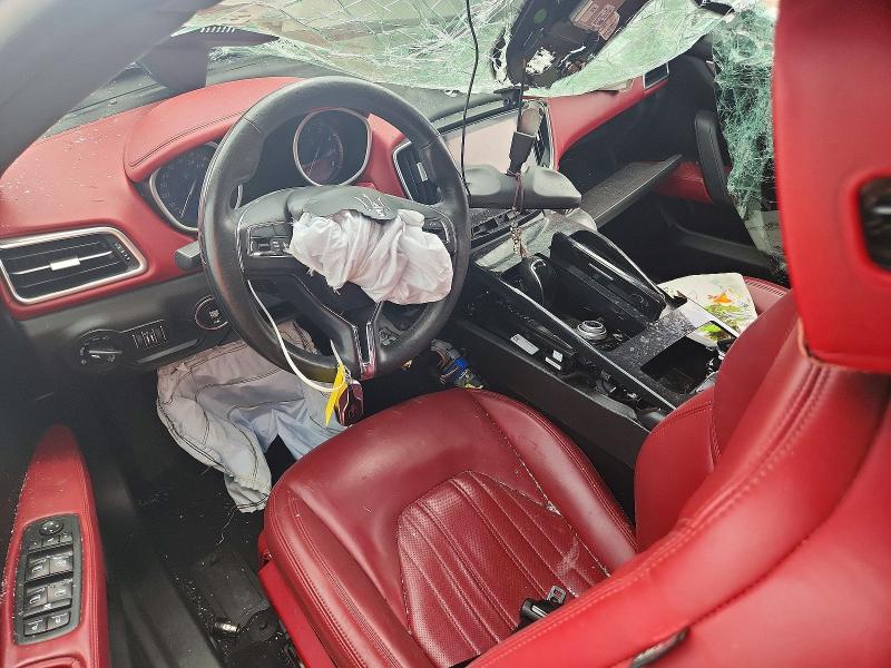 2017 Maserati Ghibli VIN ZAM57RTL1H1224147 COPART salvage auction — FRONT END, Fl - Cert Of Title Slvg Rebuildable, sold $2,900 on 2026-07-27 (photo 8)