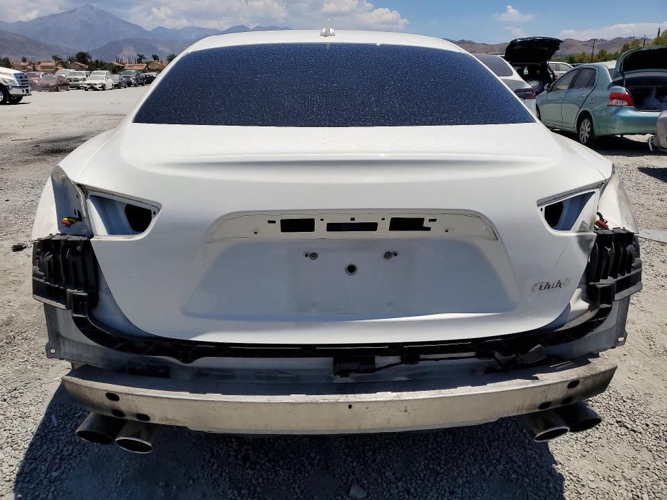 2016 Maserati Ghibli VIN ZAM57XSA2G1167816 COPART salvage auction — REAR END, Ca - Salvage Certificate, sold $825 on 2026-07-22 (photo 6)