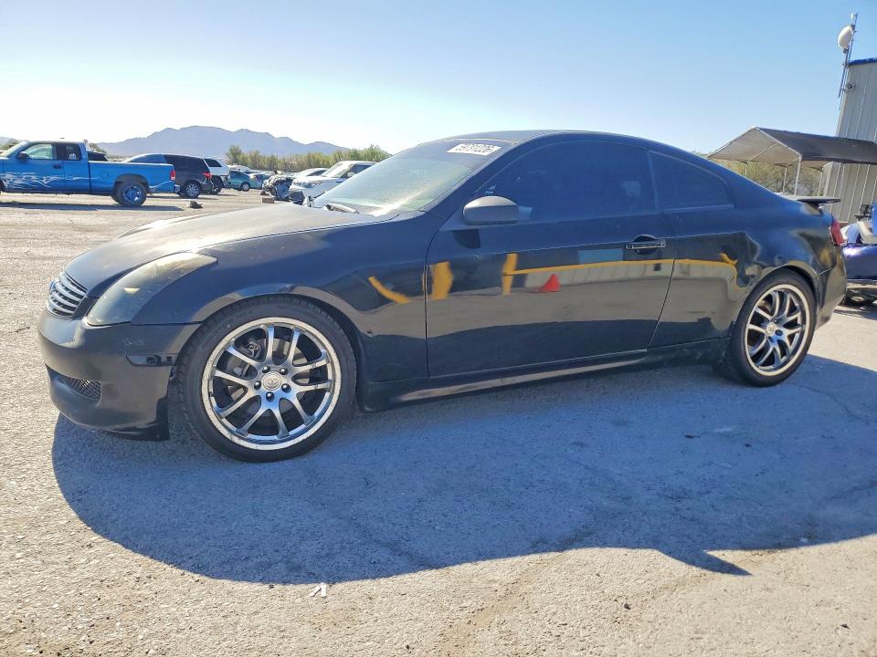 2006 Infiniti G VIN JNKCV54E66M707119 COPART salvage auction — REAR END, Nv - Salvage Title (P), sold $600 on 2026-07-14 (photo 1)