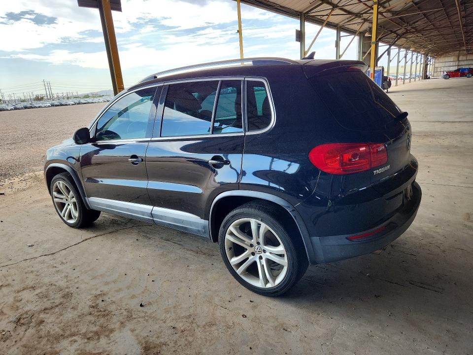 2013 Volkswagen Tiguan VIN WVGAV3AXXDW621716 COPART salvage auction — MECHANICAL, Az - Certificate Of Title, sold $175 on 2026-07-29 (photo 2)