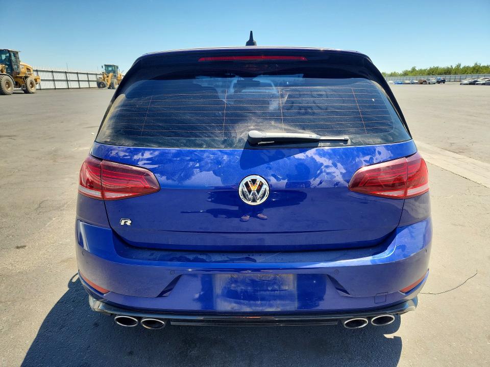 2019 Volkswagen Golf r VIN WVWWA7AU3KW160083 COPART salvage auction — FRONT END, Ca - Salvage Certificate, sold $6,500 on 2026-08-10 (photo 6)