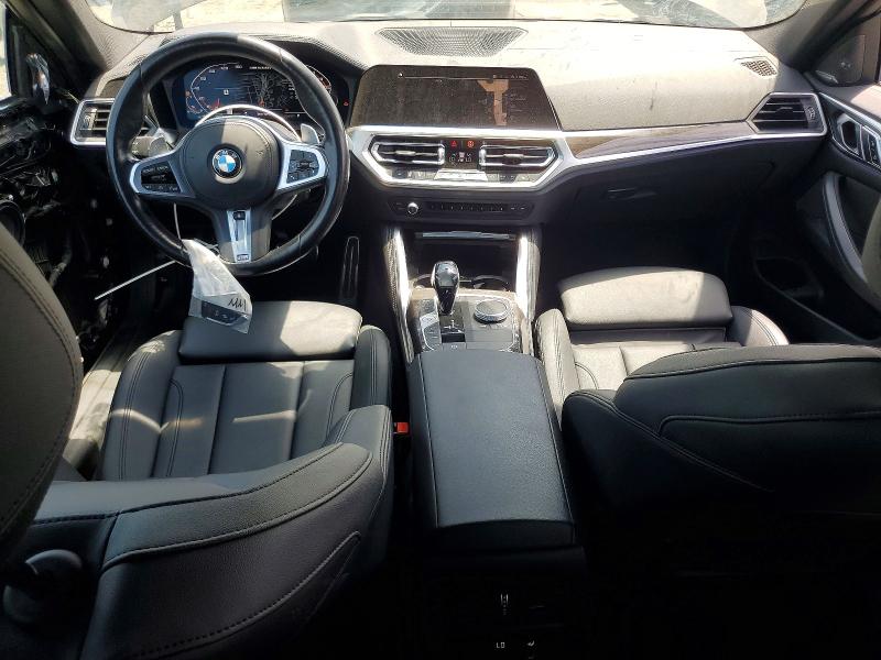 2021 BMW 4er VIN WBA13AR04MCF72259 COPART salvage auction — REAR END, Salvage Title, sold $20,500 on 2026-08-31 (photo 8)
