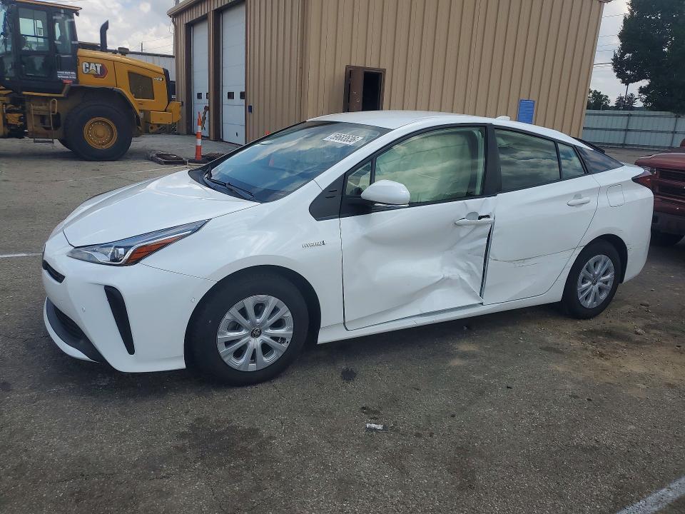 2022 Toyota Prius VIN JTDKAMFU7N3184219 COPART salvage auction — SIDE, Oh - Cert Of Title-Salvage, sold $8,400 on 2026-07-15 (photo 1)