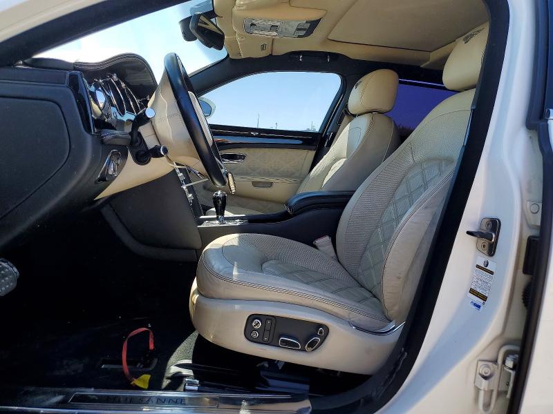 2016 Bentley Mulsanne VIN SCBBG7ZH3GC002262 COPART salvage auction — WATER/FLOOD, Ca - Salvage Certificate, sold $35,000 on 2026-07-25 (photo 7)