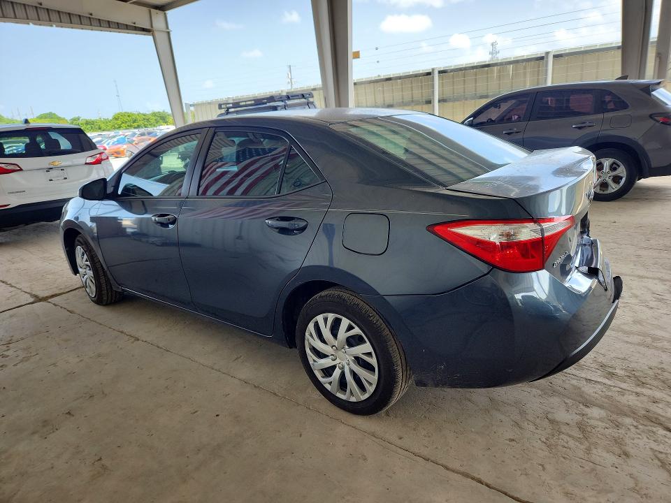 2015 Toyota Corolla VIN 5YFBURHEXFP357606 COPART salvage auction — REAR END, Fl - Cert Of Title Slvg Rebuildable, sold $2,900 on 2026-07-29 (photo 2)