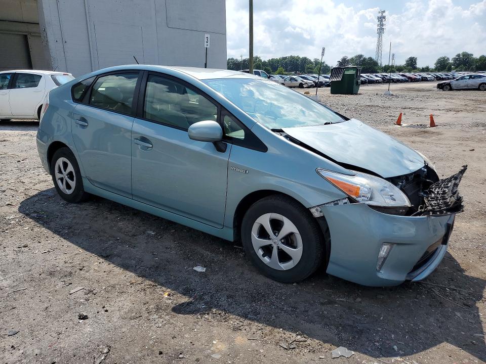 2014 Toyota Prius VIN JTDKN3DU2E1861559 COPART salvage auction — FRONT END, Va - Cert Of Title - Salvage, sold $525 on 2026-07-29 (photo 4)