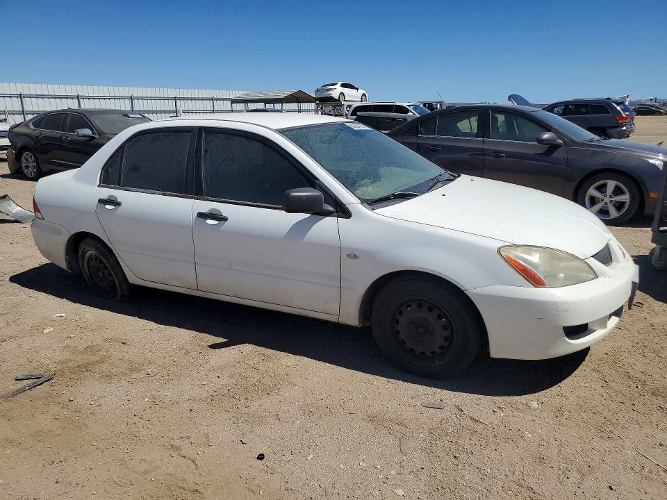 2005 Mitsubishi Lancer VIN JA3AJ26EX5U006239 COPART salvage auction — UNDERCARRIAGE, CA - SALVAGE CERTIFICATE, sold $250 on 2026-08-03 (photo 4)