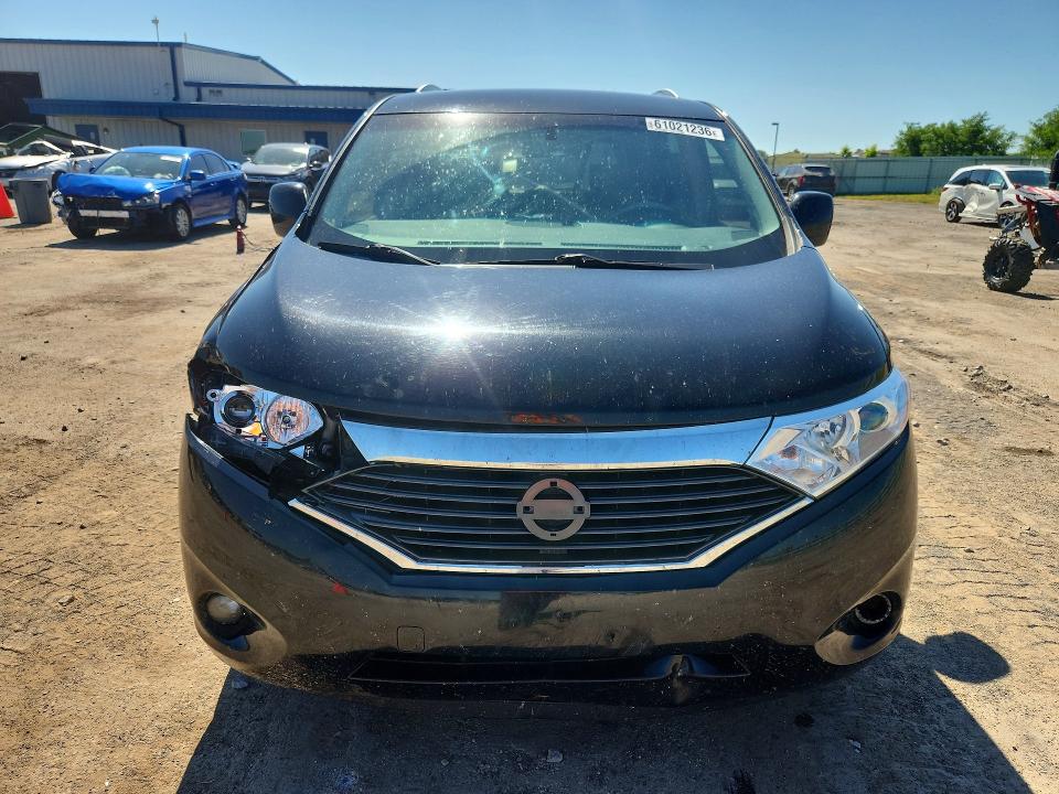 2017 Nissan Quest VIN JN8AE2KP0H9169569 COPART salvage auction — FRONT END, WI - JUNKED VEHICLE BILL OF SALE, sold $325 on 2026-07-21 (photo 5)