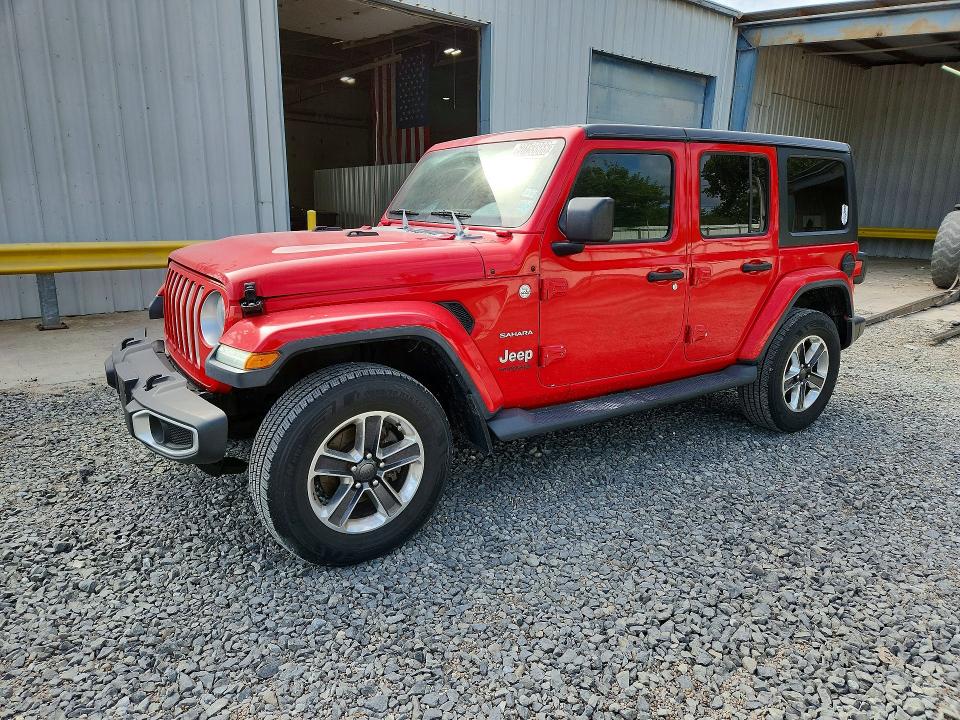 2019 Jeep Wrangler unlimited VIN 1C4HJXEN8KW511307 COPART salvage auction — MINOR DENT/SCRATCHES, TX - CERTIFICATE OF TITLE, sold $14,600 on 2026-07-28 (photo 1)