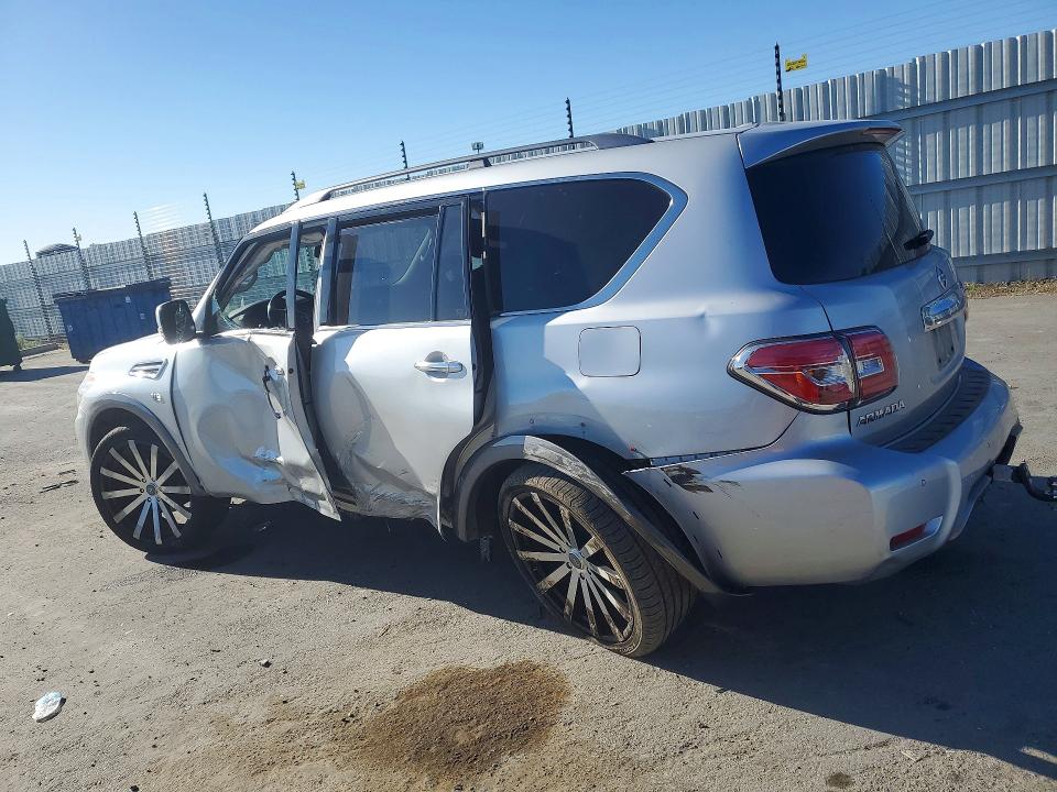2019 Nissan Armada VIN JN8AY2NC1K9582821 COPART salvage auction — SIDE, Salvage Title, sold $2,000 on 2026-07-21 (photo 2)
