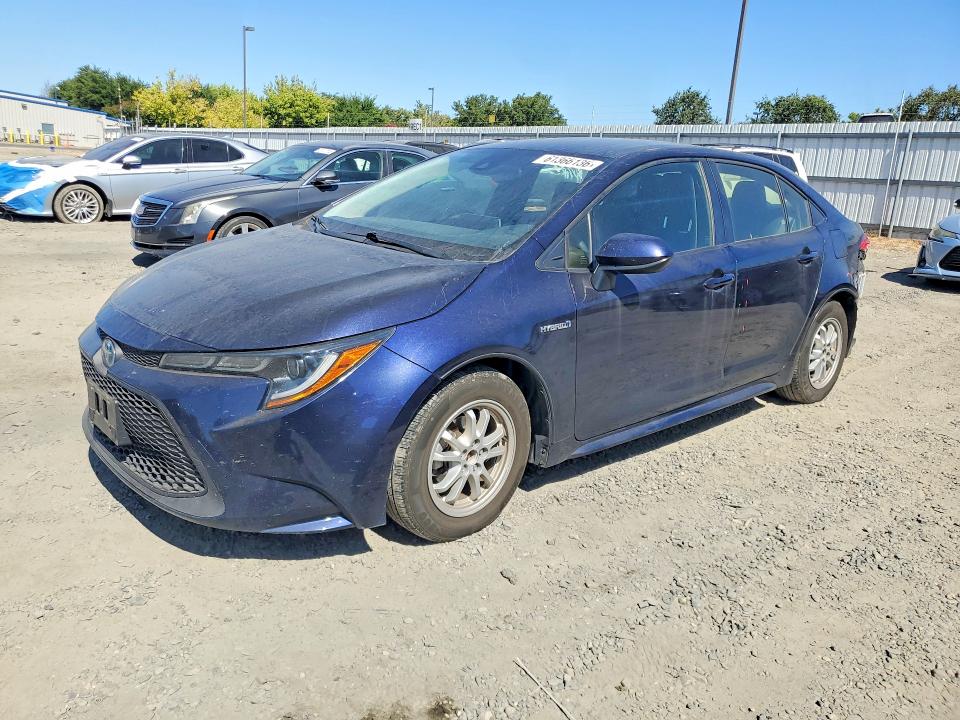 2021 Toyota Corolla VIN JTDEAMDE9MJ035197 COPART salvage auction — REAR END, Ca - Salvage Certificate, sold $20 on 2026-07-28 (photo 1)