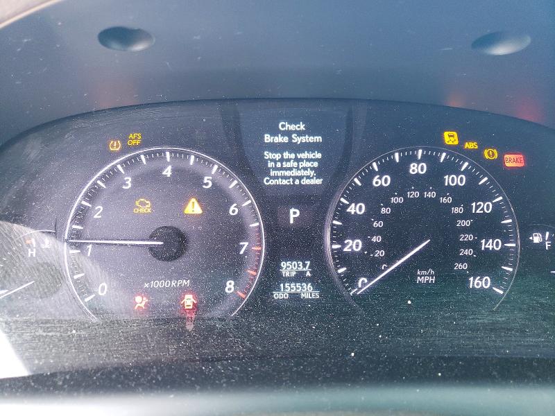 2007 Lexus Ls 460 VIN JTHGL46F775008813 COPART salvage auction — UNDERCARRIAGE, MA - CERT OF TITLE-RECONSTRCTD COLL, sold $750 on 2026-07-15 (photo 9)