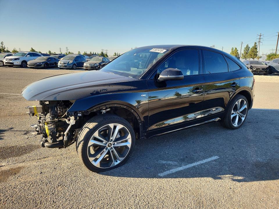 2022 Audi Q5 VIN WA15AAFY3N2016866 COPART salvage auction — FRONT END, Ca - Salvage Certificate, sold $11,000 on 2026-08-27 (photo 1)