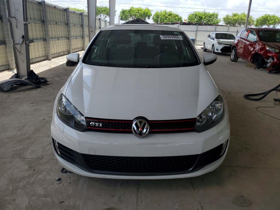 2011 Volkswagen Gti VIN WVWGV7AJ9BW050136 COPART salvage auction — REAR END, FL - CERT OF TITLE SLVG REBUILDABLE, sold $2,100 on 2026-07-22 (photo 5)