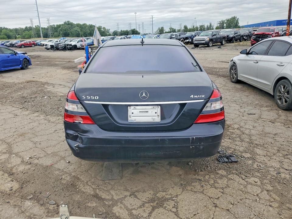 2008 Mercedes-benz S-klasse VIN WDDNG86X68A184604 COPART salvage auction — FRONT END, Il - Dealer Only Clean Title (P), sold $1,100 on 2026-07-31 (photo 6)