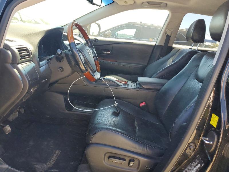 2010 Lexus Rx VIN JTJZB1BA4A2002978 COPART salvage auction — REAR END, Ca - Salvage Certificate, sold $1,600 on 2026-07-23 (photo 7)