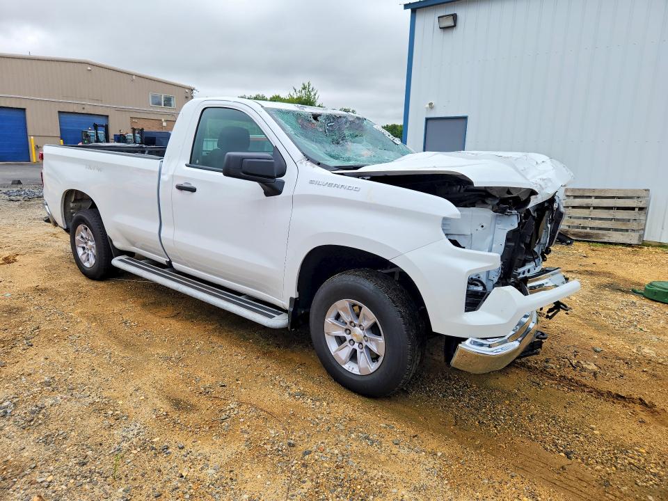 2025 Chevrolet Silverado VIN 3GCNAAED9SG377056 COPART salvage auction — FRONT END, Az - Cert Of Title - Salvage (P), sold $2,600 on 2026-07-09 (photo 4)