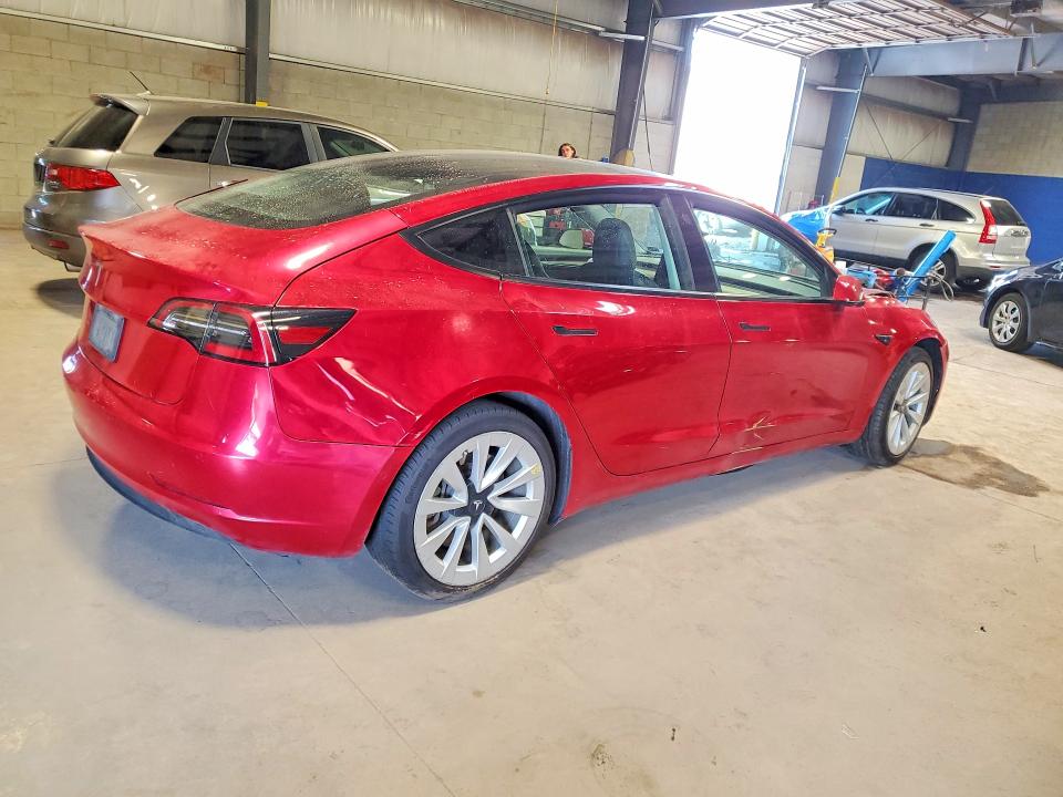 2022 Tesla Model 3 VIN 5YJ3E1EA7NF288744 COPART salvage auction — FRONT END, CT - CERTIFICATE OF TITLE, sold $5,300 on 2026-07-20 (photo 3)