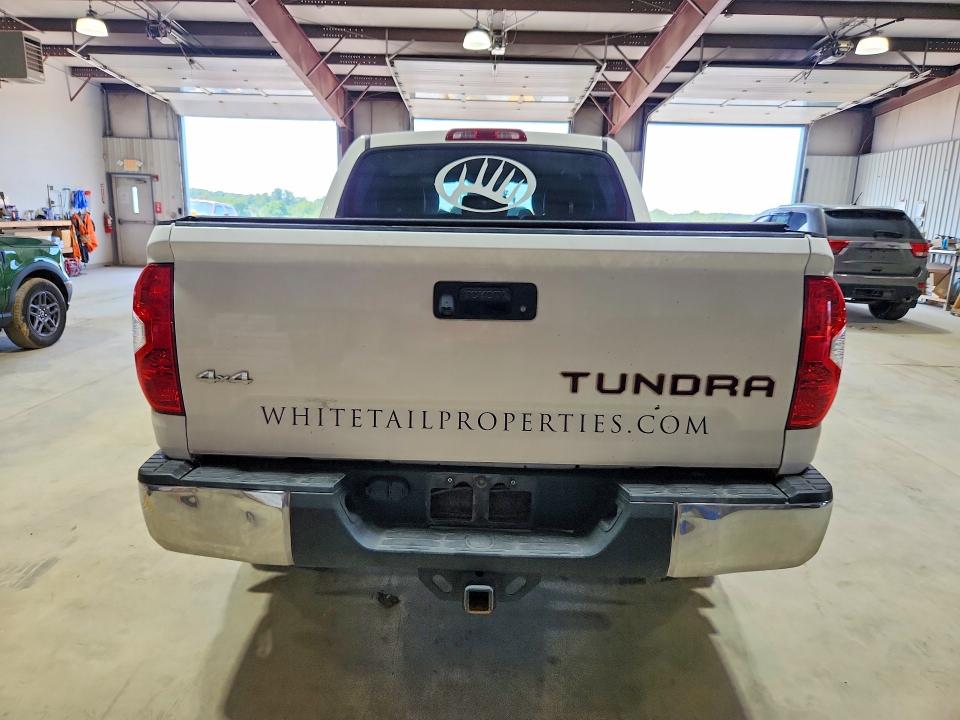 2018 Toyota Tundra VIN 5TFDW5F13JX703727 COPART salvage auction — REAR END, Pa - Certificate Of Salvage, sold $15,100 on 2026-07-24 (photo 6)