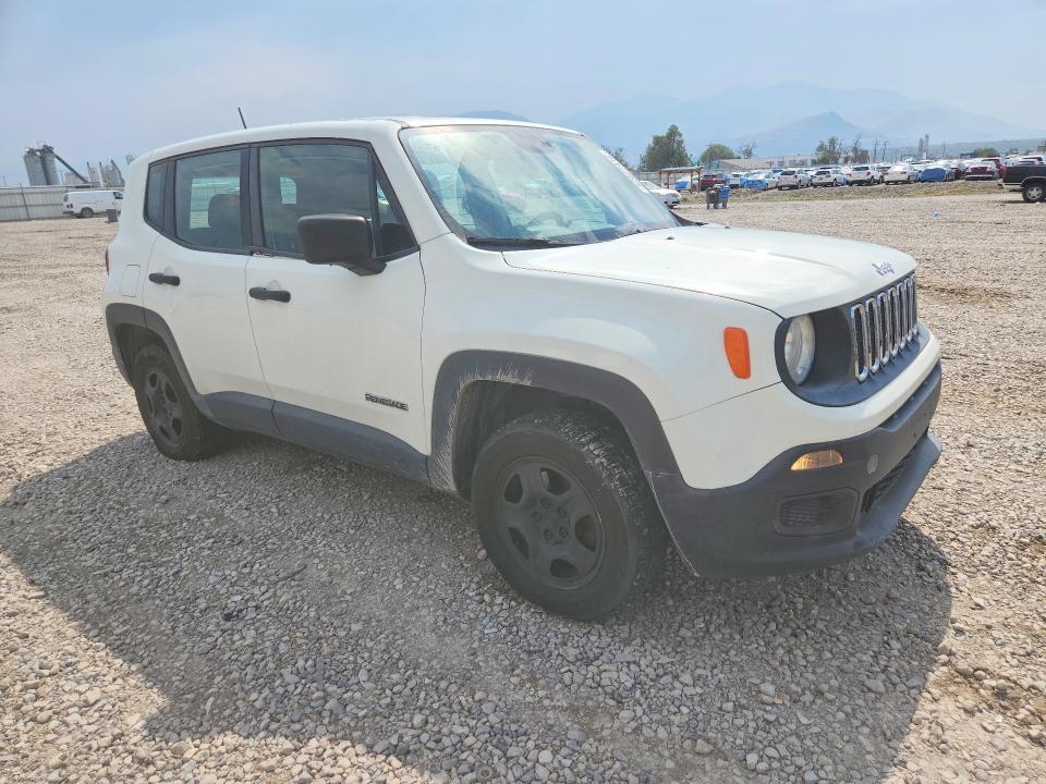 2015 Jeep Renegade VIN ZACCJBAT0FPB76422 COPART salvage auction — MINOR DENT/SCRATCHES, Ut - Certificate Of Title, sold $975 on 2026-07-31 (photo 4)