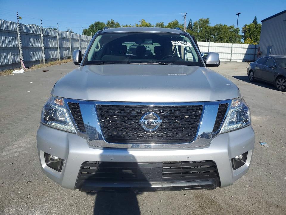 2019 Nissan Armada VIN JN8AY2NC1K9582821 COPART salvage auction — SIDE, Salvage Title, sold $2,000 on 2026-07-21 (photo 5)