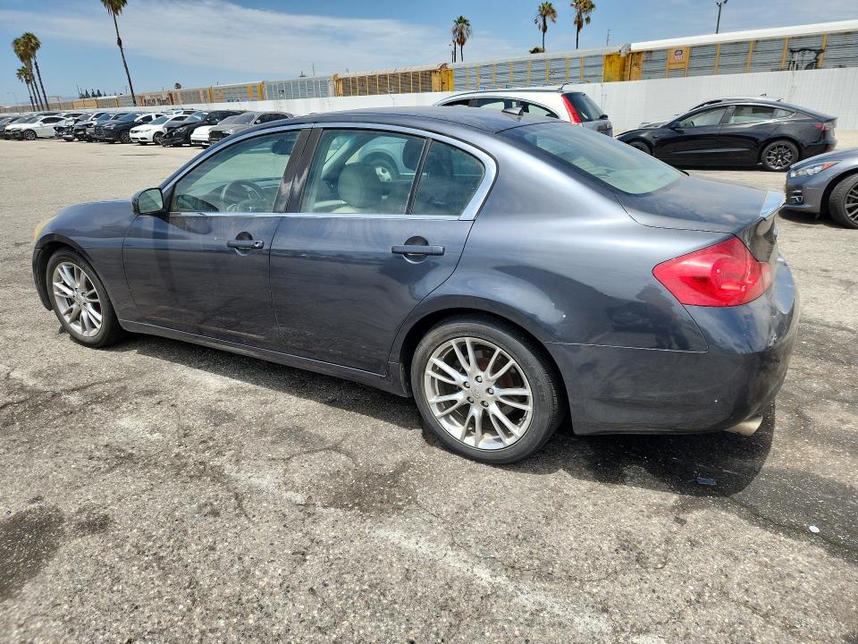 2008 Infiniti G35 VIN JNKBV61E38M203510 COPART salvage auction — MINOR DENT/SCRATCHES, Ca - Dis/Dlr/Exp Only Clean Title, sold $475 on 2026-07-31 (photo 2)