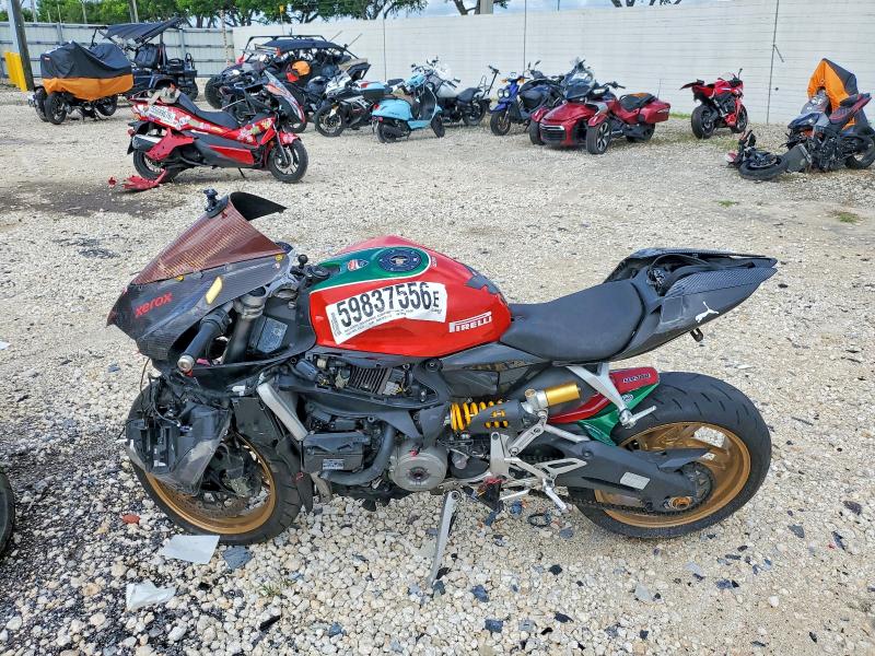 2018 Ducati Panigale VIN ZDM14B1W4JB007650 COPART salvage auction — FRONT END, Fl - Cert Of Ttl-Rebuilt&Slvg Rbld, sold $600 on 2026-07-23 (photo 3)
