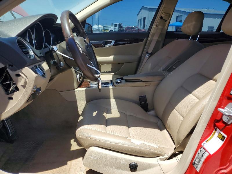 2014 Mercedes-benz C-klasse VIN WDDGF4HB9EG242736 COPART salvage auction — MECHANICAL, OK - CERTIFICATE OF TITLE, sold $550 on 2026-08-12 (photo 7)