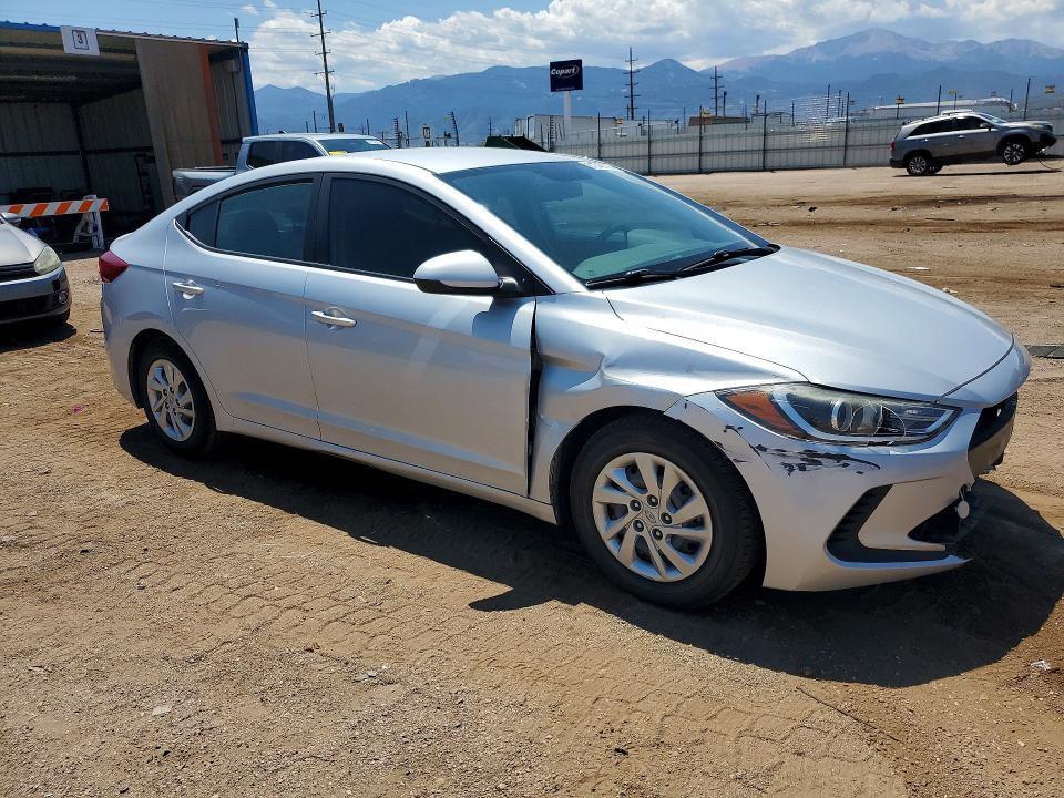 2018 Hyundai Elantra VIN KMHD74LF2JU611626 COPART salvage auction — FRONT END, Co - Dis/Dlr/Exp Only Clean Title, sold $2,300 on 2026-07-27 (photo 4)