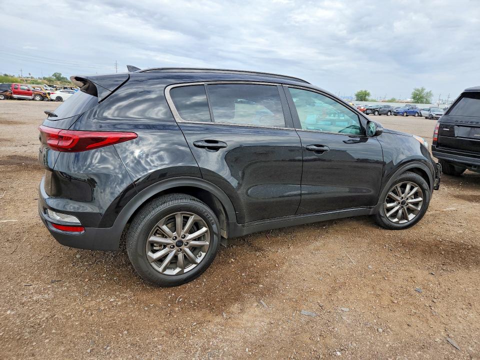2022 Kia Sportage VIN KNDP63AC2N7014388 COPART salvage auction — FRONT END, Az - Cert Of Title - Salvage, sold $3,250 on 2026-07-31 (photo 3)