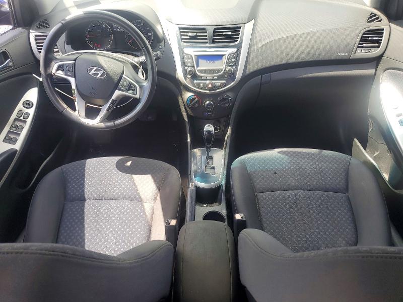 2012 Hyundai Accent VIN KMHCU5AE4CU057447 COPART salvage auction — MINOR DENT/SCRATCHES, LA - CERT OF TITLE-SALVAGE, sold $125 on 2026-07-27 (photo 8)