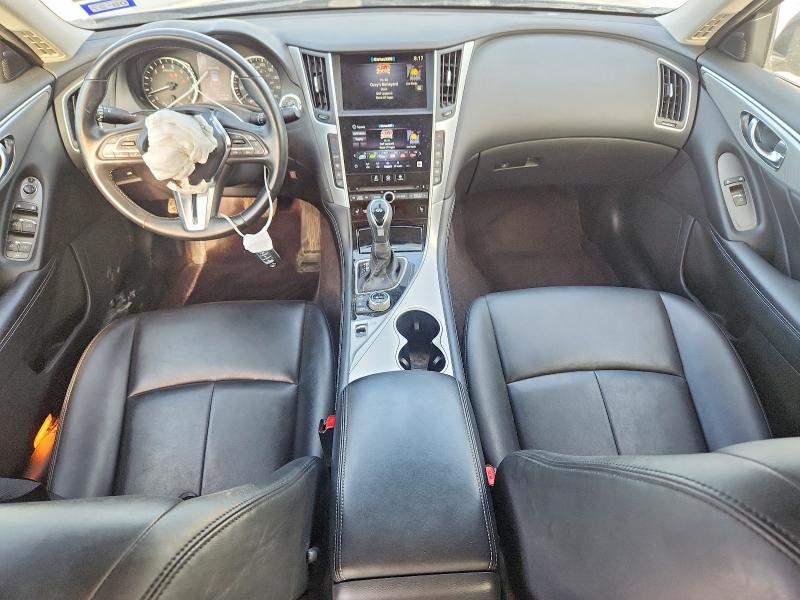 2021 Infiniti Q50 VIN JN1EV7BP5MM701922 COPART salvage auction — FRONT END, Tx - Salvage Vehicle Title, sold $5,800 on 2026-07-16 (photo 8)