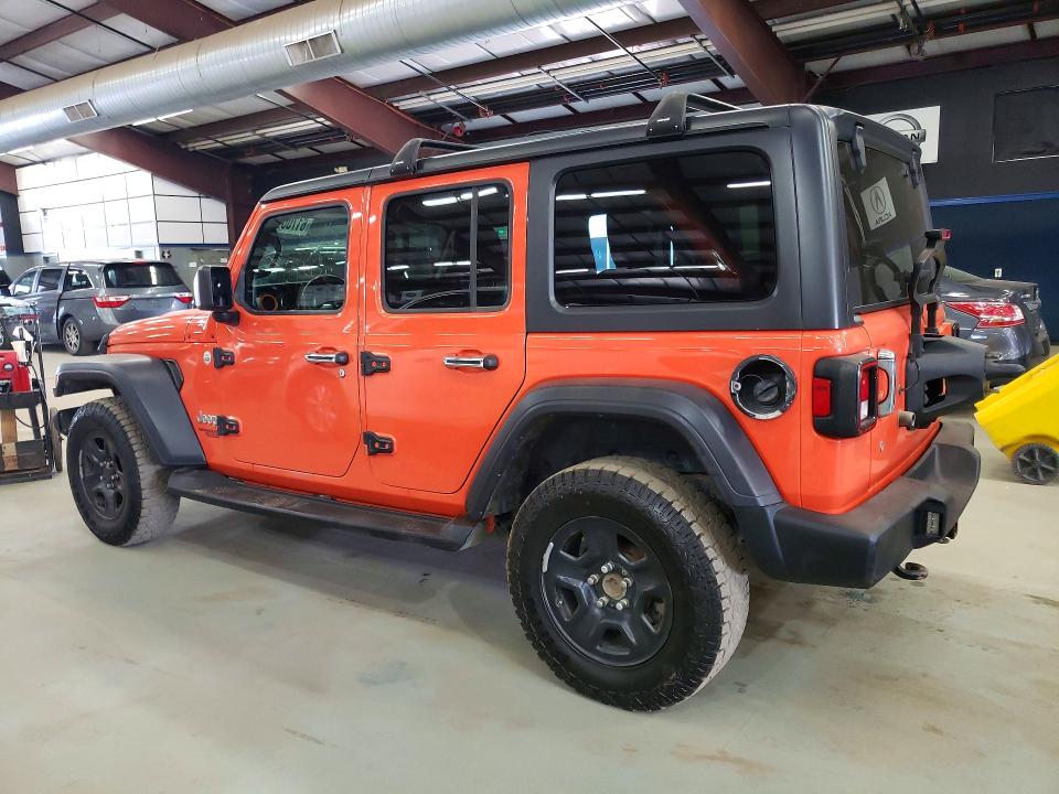 2018 Jeep Wrangler unlimited VIN 1C4HJXDG9JW172476 COPART salvage auction — FRONT END, VA - CERTIFICATE OF TITLE (P), sold $9,500 on 2026-07-24 (photo 2)