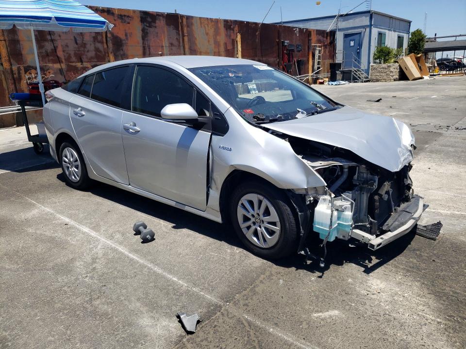 2016 Toyota Prius VIN JTDKBRFU4G3513584 COPART salvage auction — FRONT END, Ca - Salvage Certificate, sold $2,400 on 2026-07-15 (photo 4)