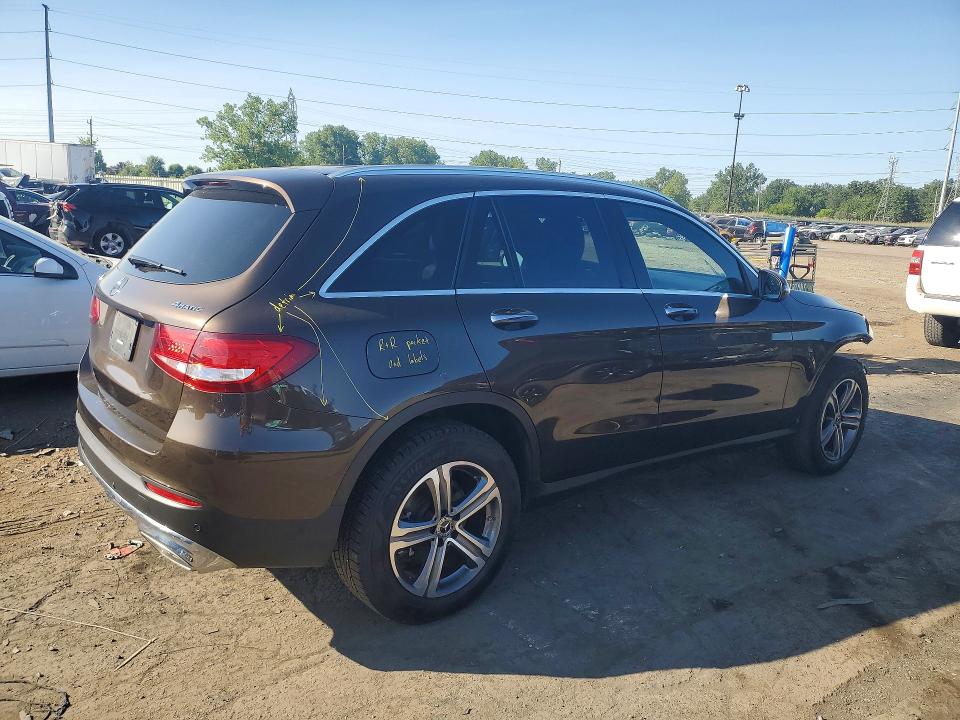 2018 Mercedes-benz Glc VIN WDC0G4KB6JV109059 COPART salvage auction — FRONT END, MI - CERTIFICATE OF TITLE, sold $9,500 on 2026-07-31 (photo 3)