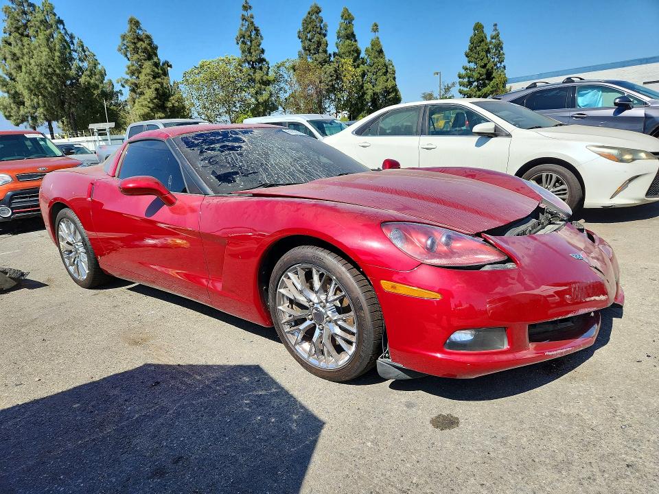 2008 Chevrolet Corvette VIN 1G1YY26W285125611 COPART salvage auction — FRONT END, Ca - Salvage Certificate, sold $9,000 on 2026-08-25 (photo 4)