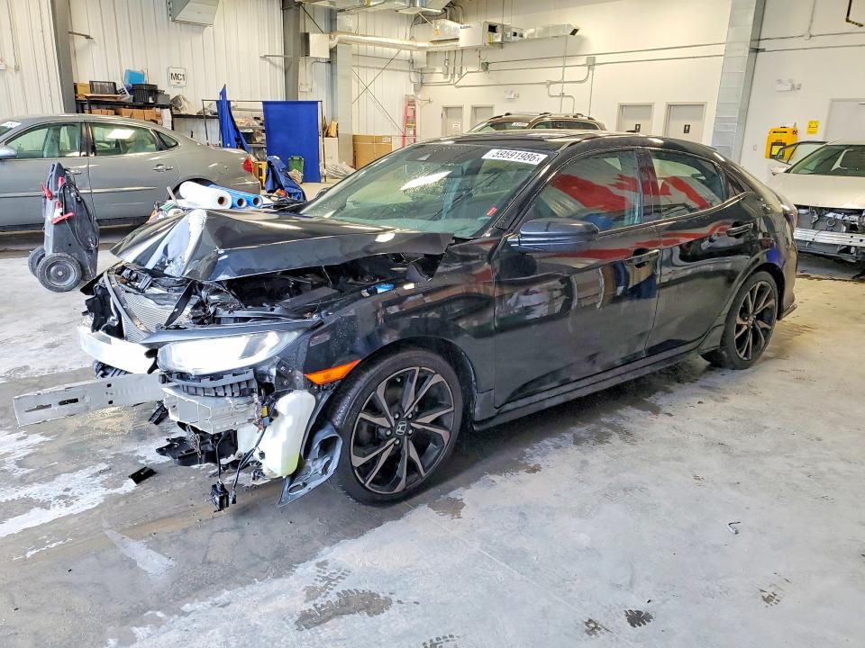 2017 Honda Civic VIN SHHFK7H44HU309485 COPART salvage auction — FRONT END, On - Permit Salvage, sold $125 on 2026-07-28 (photo 1)