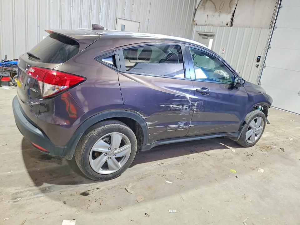 2019 Honda Hr-v VIN 3CZRU6H71KM702161 COPART salvage auction — FRONT END, Oh - Certificate Of Title, sold $4,500 on 2026-07-23 (photo 3)