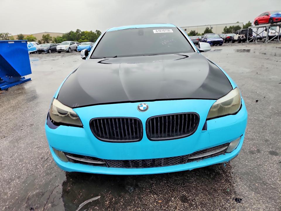 2011 BMW 5 series VIN WBAFR9C53BC757470 COPART salvage auction — FRONT END, FL - CERTIFICATE OF TITLE (P), sold $375 on 2026-07-23 (photo 5)