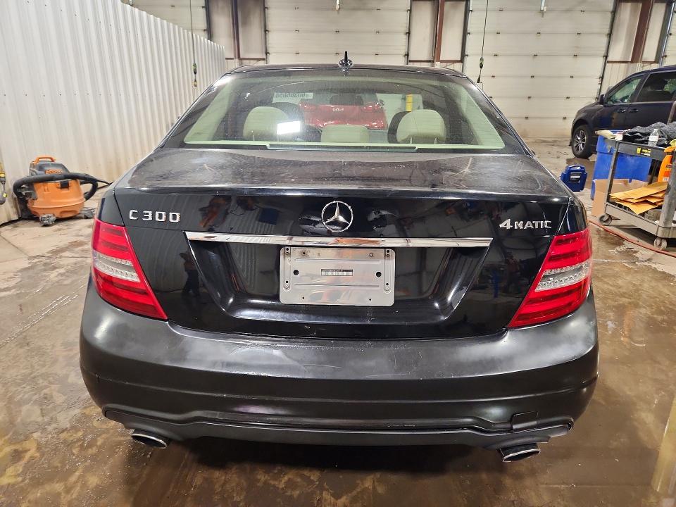 2012 Mercedes-benz C-klasse VIN WDDGF8BB0CR230119 COPART salvage auction — FRONT END, Pa - Certificate Of Salvage, sold $525 on 2026-07-24 (photo 6)