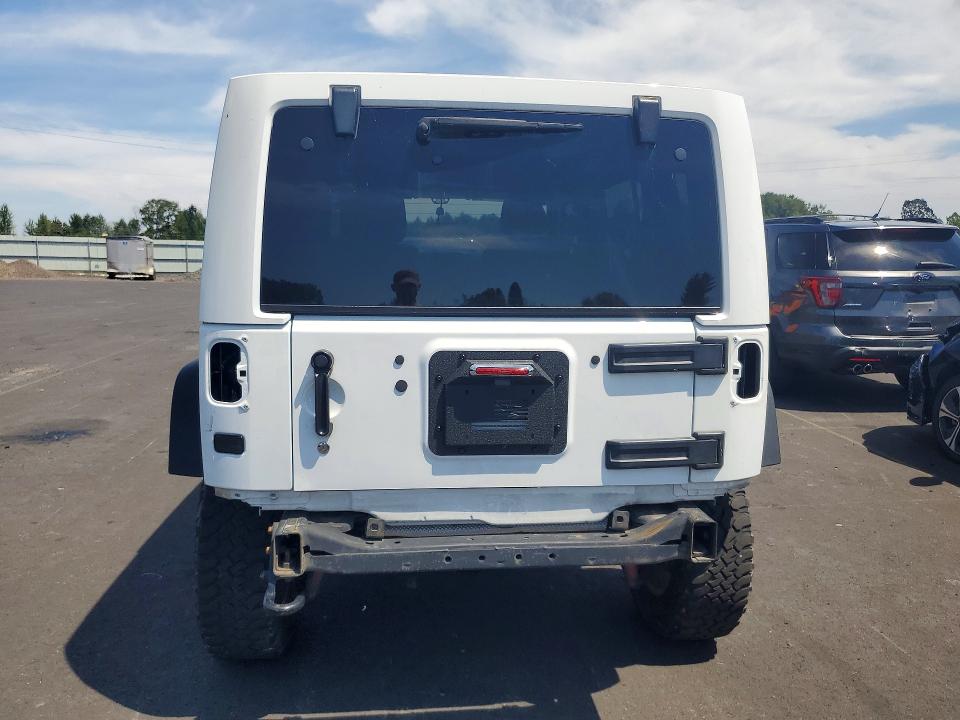 2015 Jeep Wrangler unlimited VIN 1C4BJWDG6FL684916 COPART salvage auction — FRONT END, OR - CERTIFICATE OF TITLE, sold $3,000 on 2026-07-08 (photo 6)