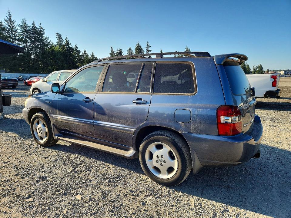 2006 Toyota Highlander VIN JTEEP21A360153805 COPART salvage auction — NORMAL WEAR, WA - VEHICLE CERT OF OWNERSHIP-TITL, sold $475 on 2026-07-31 (photo 2)