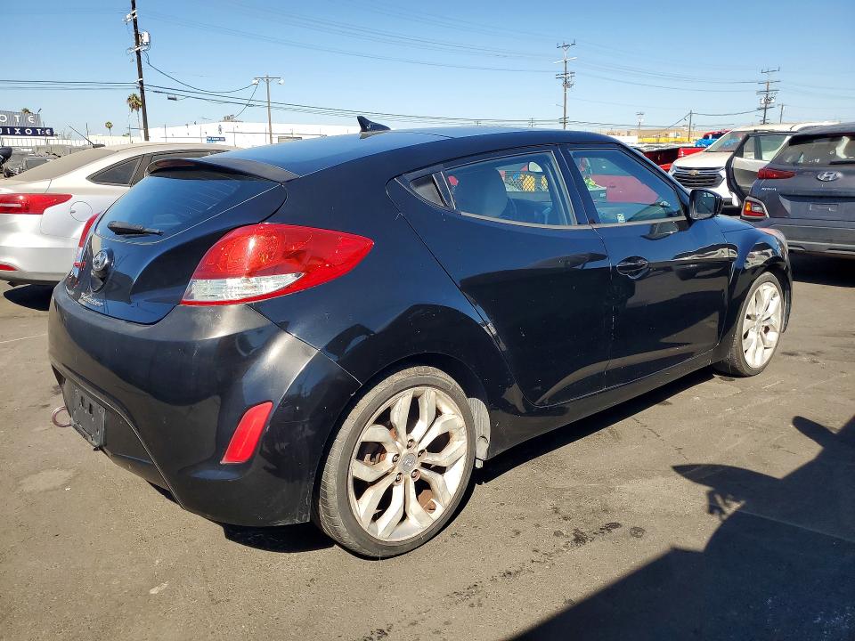 2012 Hyundai Veloster VIN KMHTC6AD3CU044222 COPART salvage auction — MINOR DENT/SCRATCHES, Ca - Cert Of Title-Lemon Law Buybac, sold $750 on 2026-07-13 (photo 3)
