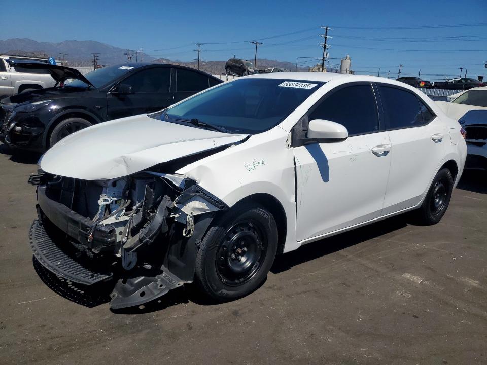 2016 Toyota Corolla VIN 5YFBURHEXGP533880 COPART salvage auction — FRONT END, CA - SALVAGE CERTIFICATE, sold $3,500 on 2026-07-15 (photo 1)